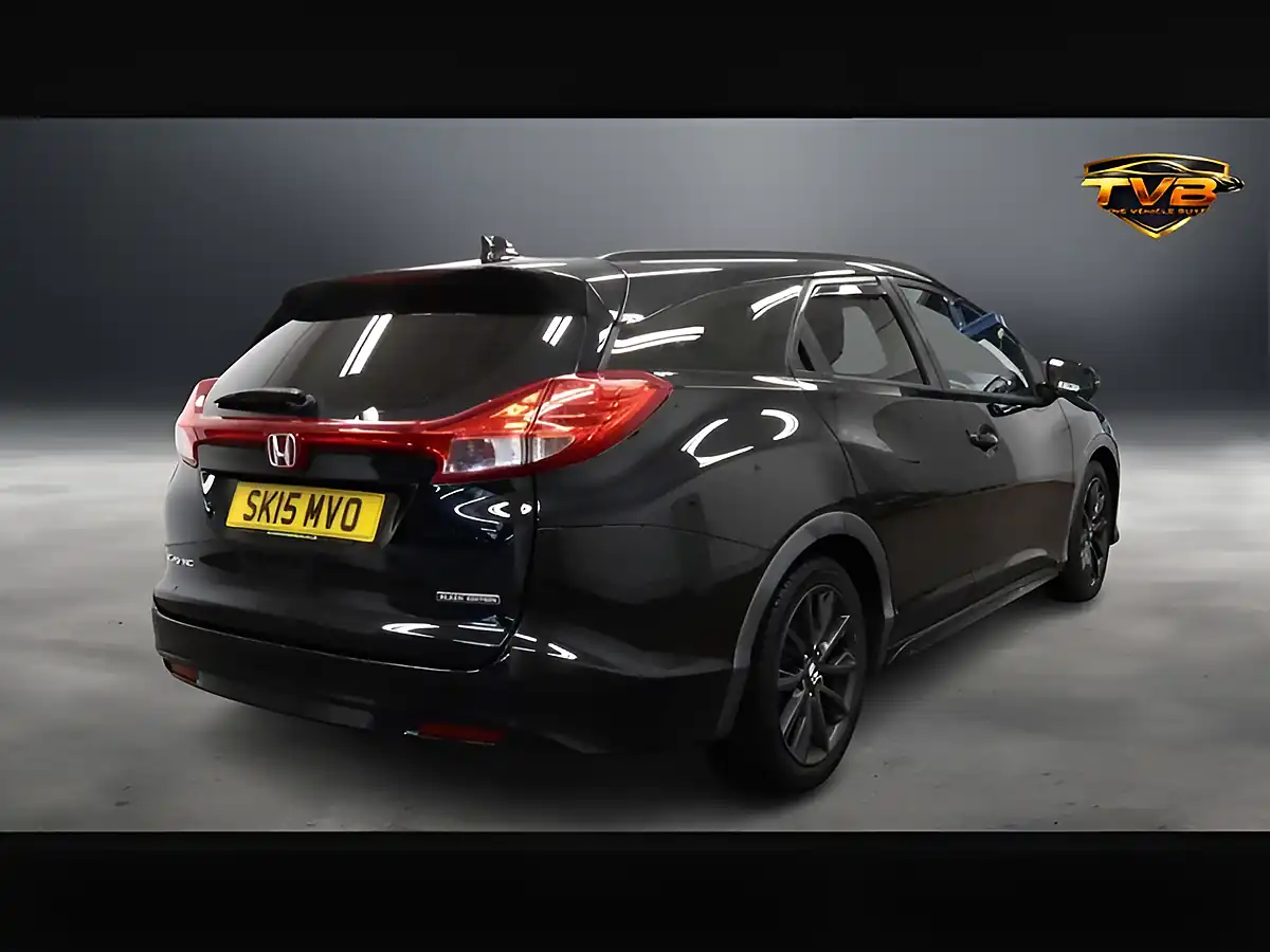 Used 2015 Honda Civic Black Edition Black - Interior and Exterior details 4