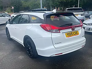 Used 2015 Honda Civic Black Edition Tourer White - Interior and Exterior details 6