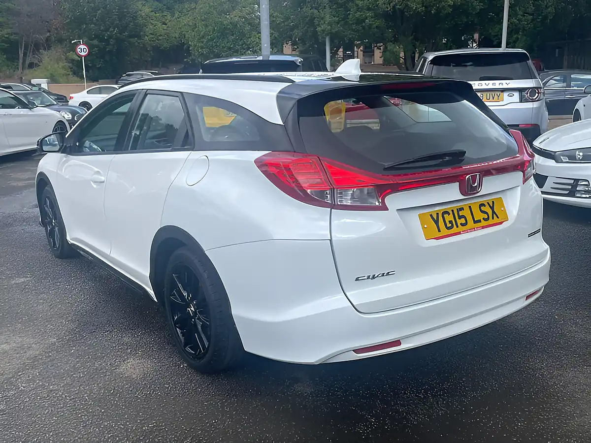 Used 2015 Honda Civic Black Edition Tourer White - Interior and Exterior details 6
