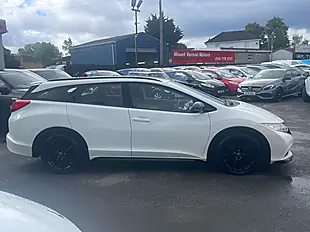 Used 2015 Honda Civic Black Edition Tourer White - Interior and Exterior details 8