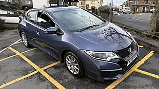 Used 2015 Honda Civic S Blue - Interior and Exterior details 11