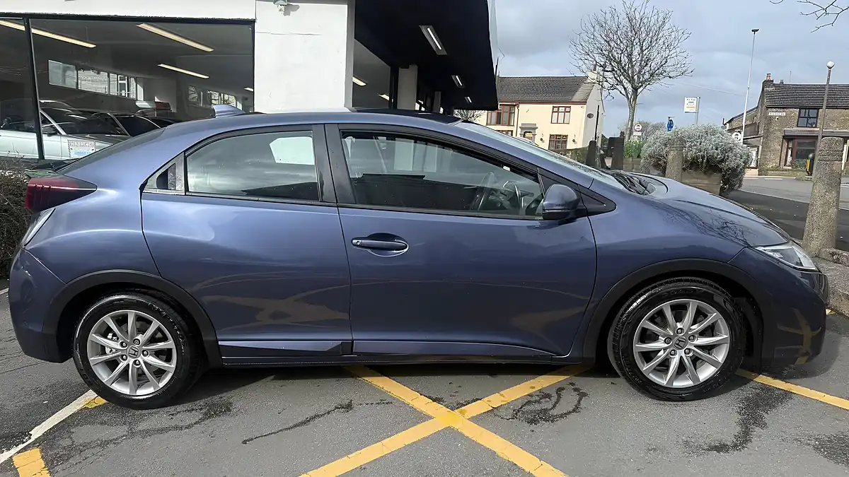 Used 2015 Honda Civic S Blue - Interior and Exterior details 15