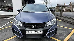 Used 2015 Honda Civic S Blue - Interior and Exterior details 2