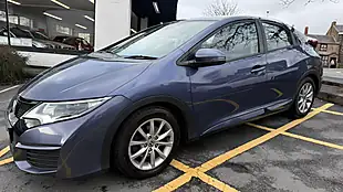 Used 2015 Honda Civic S Blue - Interior and Exterior details 3