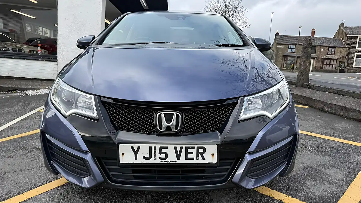 Used 2015 Honda Civic S Blue - Interior and Exterior details 6