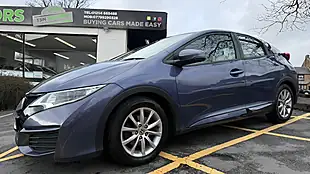 Used 2015 Honda Civic S Blue - Interior and Exterior details 7