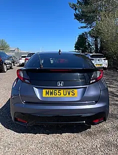 Used 2015 Honda Civic S Blue - Interior and Exterior details 10