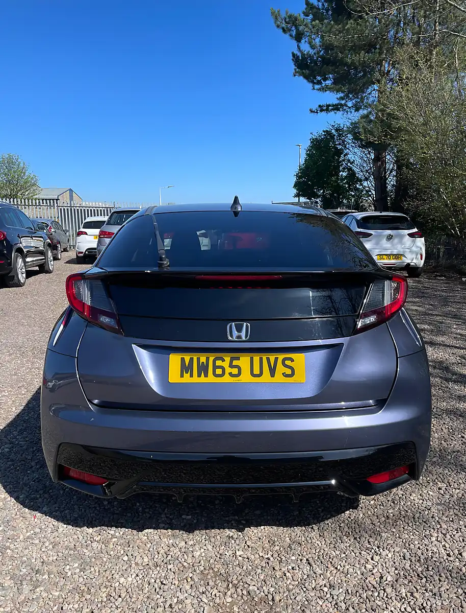 Used 2015 Honda Civic S Blue - Interior and Exterior details 10