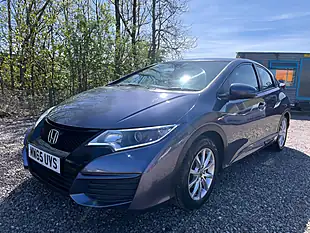 Used 2015 Honda Civic S Blue - Interior and Exterior details 2