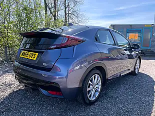Used 2015 Honda Civic S Blue - Interior and Exterior details 3