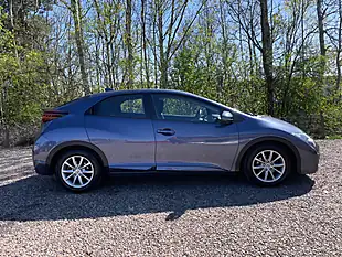 Used 2015 Honda Civic S Blue - Interior and Exterior details 5