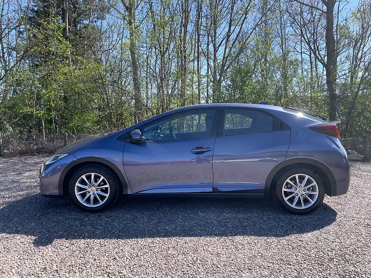 Used 2015 Honda Civic S Blue - Interior and Exterior details 6