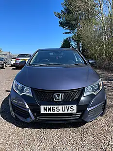 Used 2015 Honda Civic S Blue - Interior and Exterior details 9