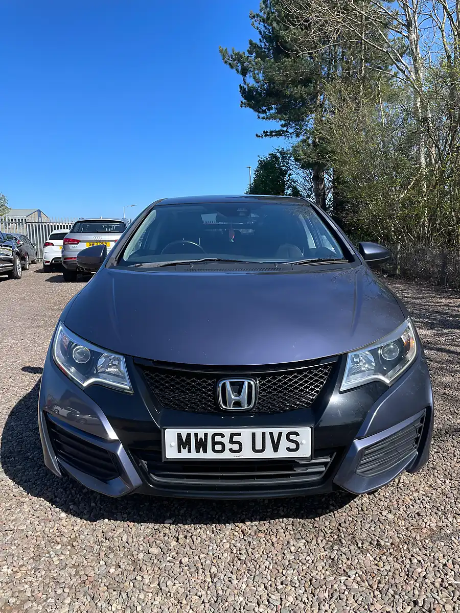 Used 2015 Honda Civic S Blue - Interior and Exterior details 9
