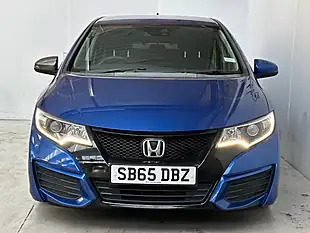 Used 2015 Honda Civic S Euro 6 (s/S) Blue - Interior and Exterior details 2