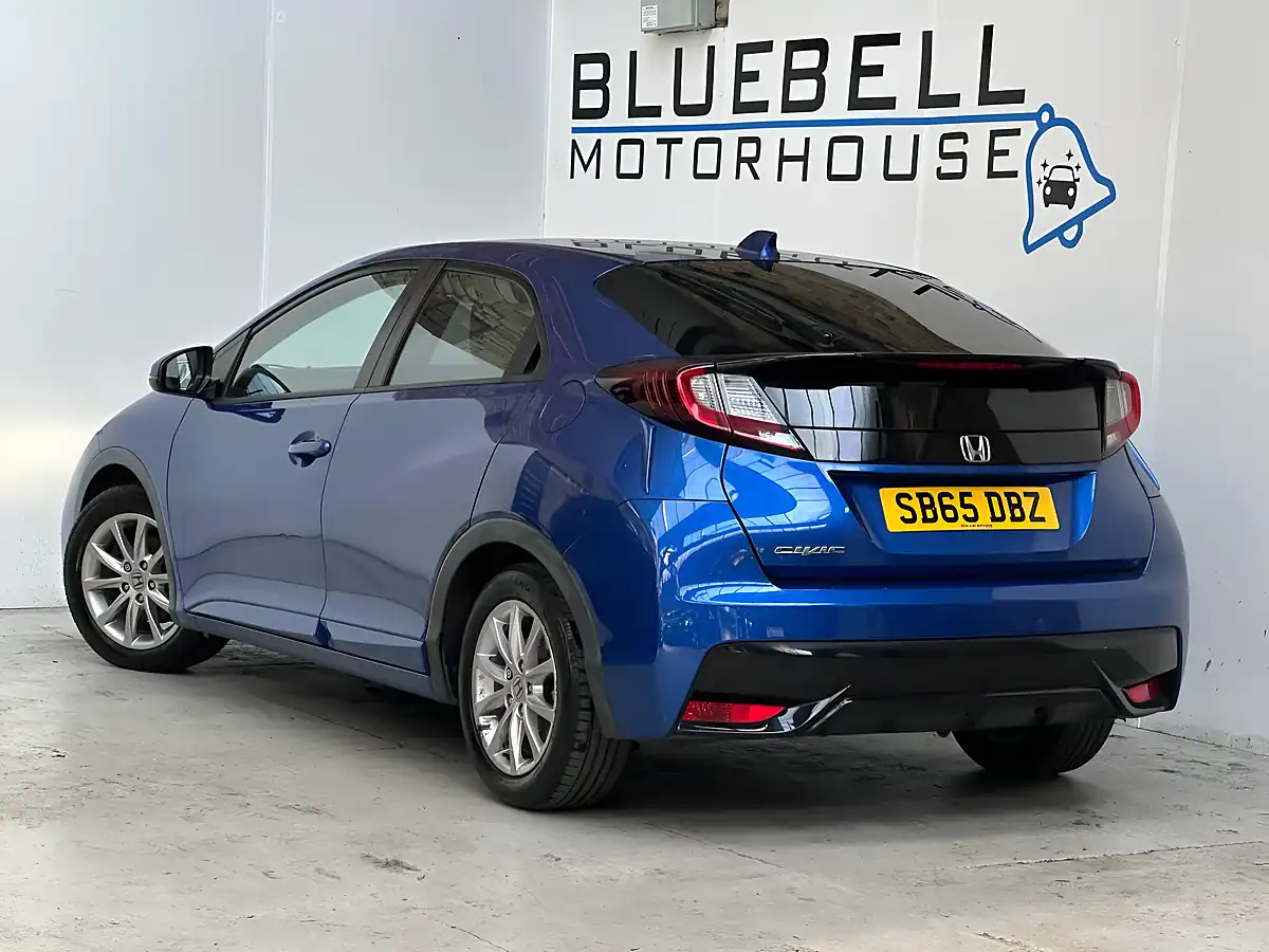 Used 2015 Honda Civic S Euro 6 (s/S) Blue - Interior and Exterior details 4
