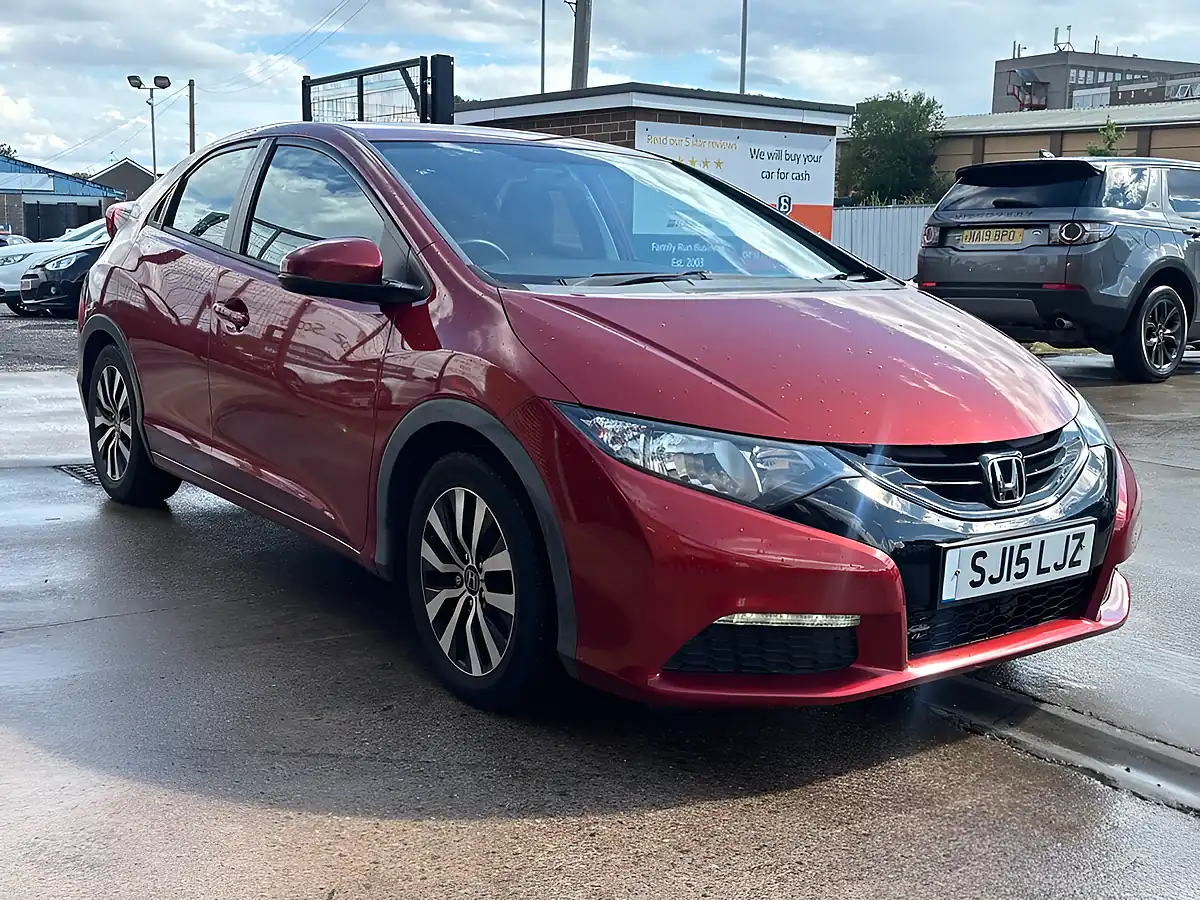 Used 2015 Honda Civic S Red - Front View