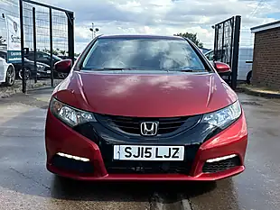 Used 2015 Honda Civic S Red - Interior and Exterior details 2