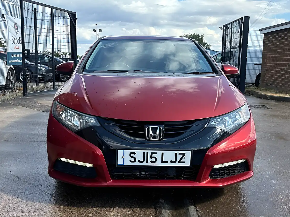 Used 2015 Honda Civic S Red - Interior and Exterior details 2