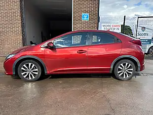 Used 2015 Honda Civic S Red - Interior and Exterior details 4