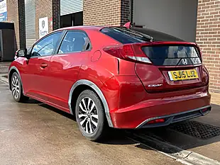 Used 2015 Honda Civic S Red - Interior and Exterior details 5