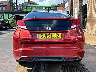 Used 2015 Honda Civic S Red - Interior and Exterior details 6