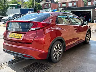 Used 2015 Honda Civic S Red - Interior and Exterior details 7