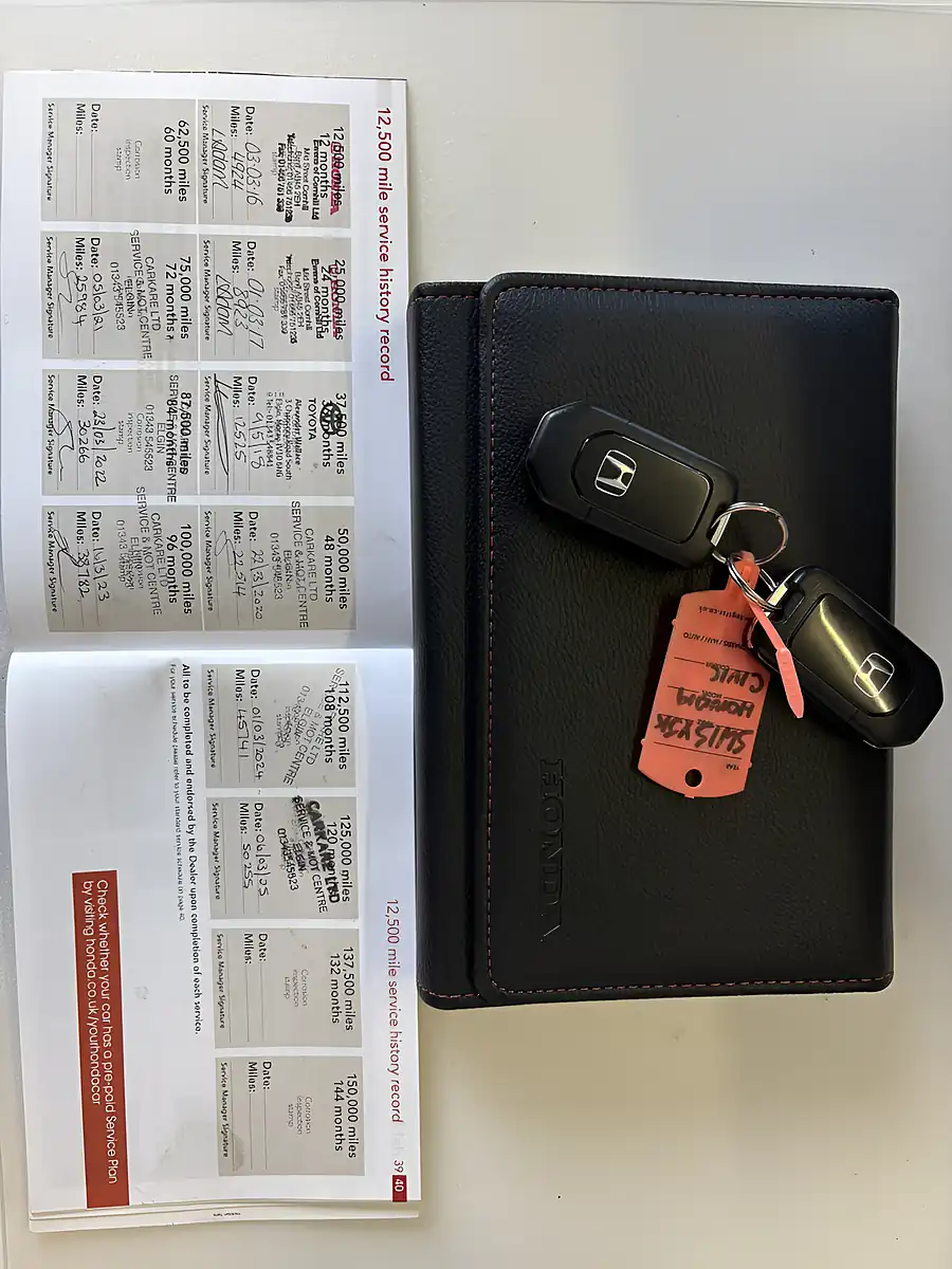 Used 2015 Honda Civic Se+ Metallic Burgundy Red - Interior and Exterior details 11
