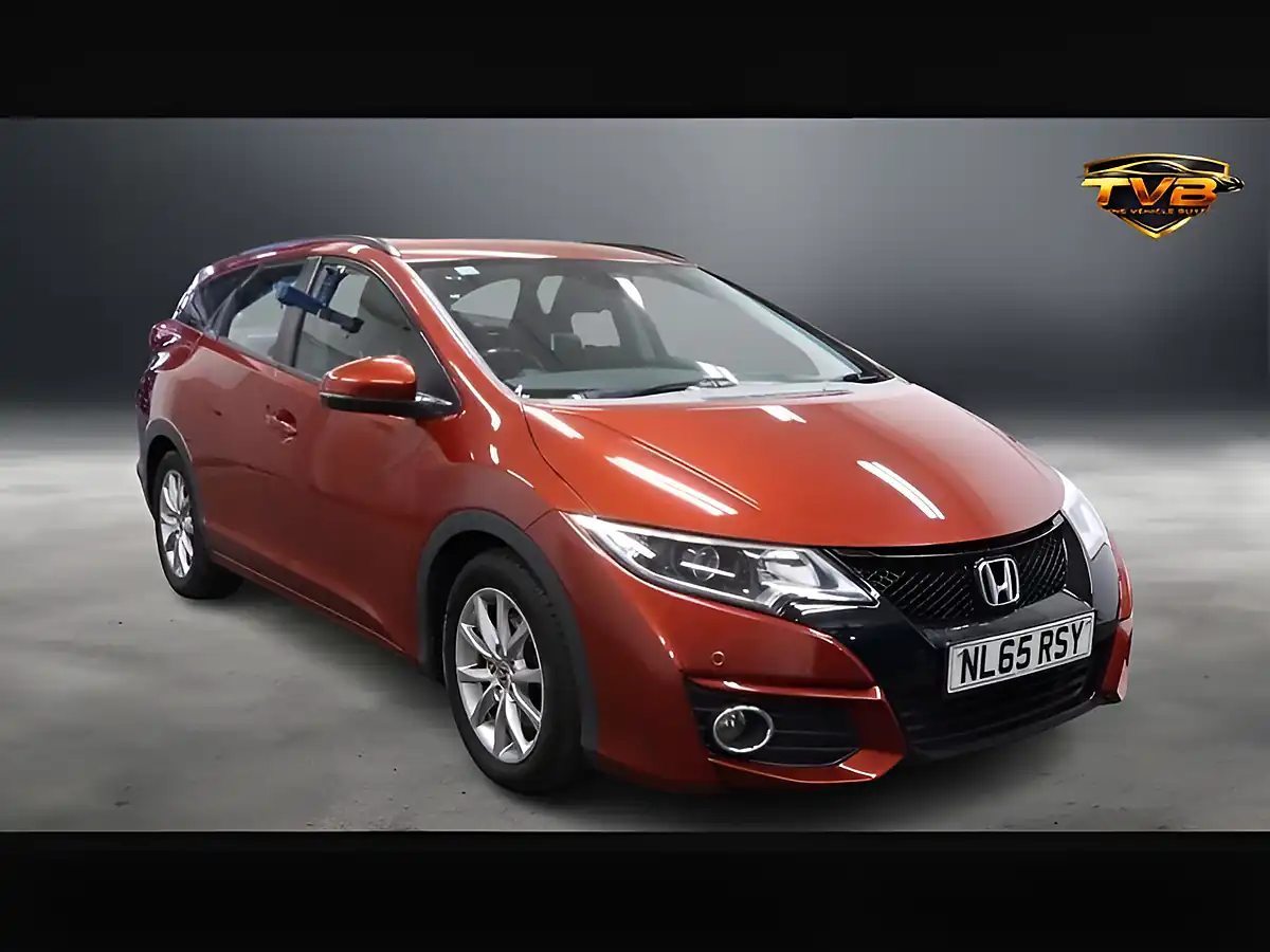 Used 2015 Honda Civic Se+ Milano Red - Front View