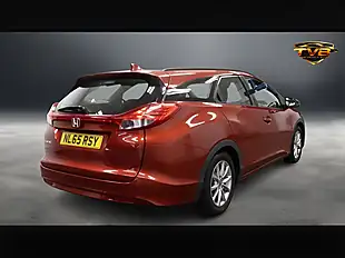 Used 2015 Honda Civic Se+ Milano Red - Interior and Exterior details 3
