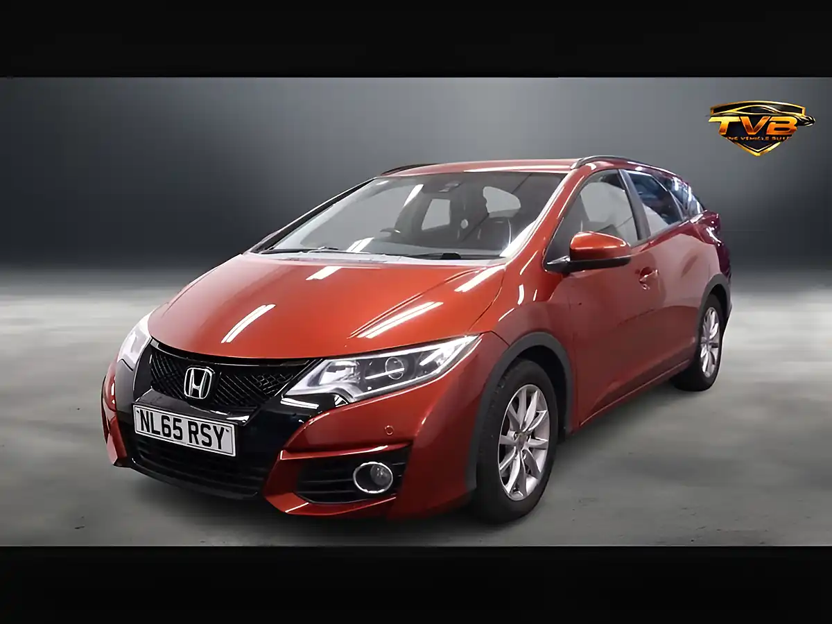 Used 2015 Honda Civic Se+ Milano Red - Interior and Exterior details 7
