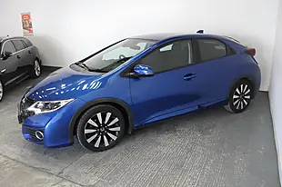Used 2015 Honda Civic Se Plus Blue - Interior and Exterior details 4