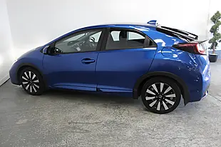 Used 2015 Honda Civic Se Plus Blue - Interior and Exterior details 7