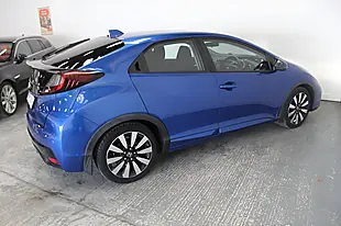 Used 2015 Honda Civic Se Plus Blue - Interior and Exterior details 8