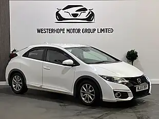 Used 2015 Honda Civic Se Plus (navi) White - Interior and Exterior details 11