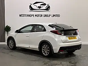 Used 2015 Honda Civic Se Plus (navi) White - Interior and Exterior details 2