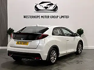 Used 2015 Honda Civic Se Plus (navi) White - Interior and Exterior details 4
