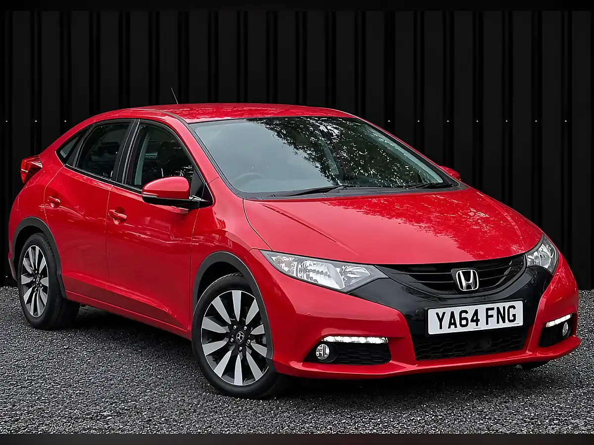 Used 2015 Honda Civic Se Plus Red - Front View