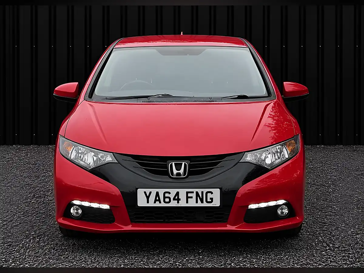 Used 2015 Honda Civic Se Plus Red - Interior and Exterior details 2