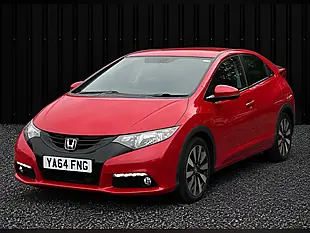 Used 2015 Honda Civic Se Plus Red - Interior and Exterior details 3