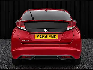 Used 2015 Honda Civic Se Plus Red - Interior and Exterior details 5