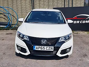 Used 2015 Honda Civic Se Plus White - Interior and Exterior details 2