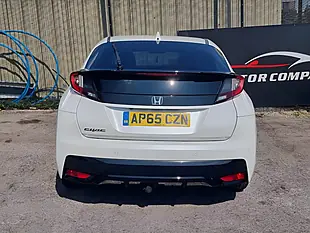 Used 2015 Honda Civic Se Plus White - Interior and Exterior details 7