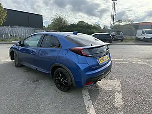 Used 2015 Honda Civic Sport Blue - Interior and Exterior details 13