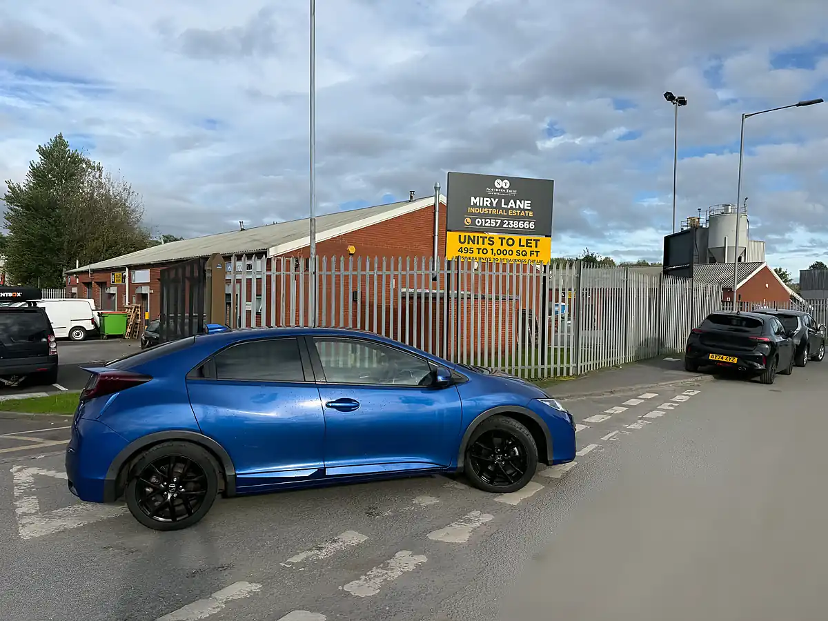 Used 2015 Honda Civic Sport Blue - Interior and Exterior details 3