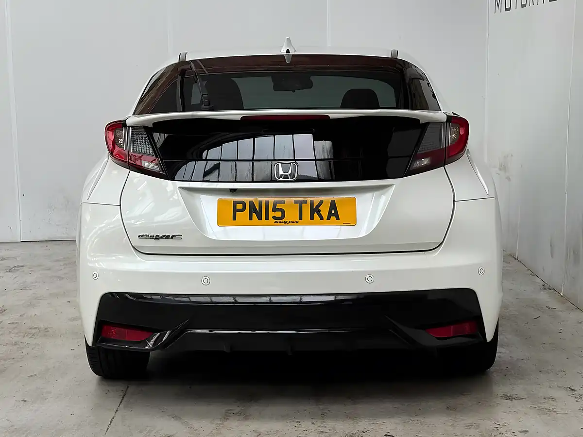 Used 2015 Honda Civic Sport White Orchid - Interior and Exterior details 5