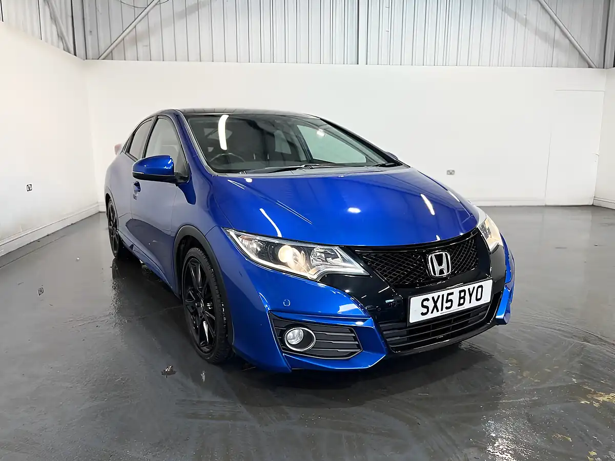 Used 2015 Honda Civic Sr Blue - Front View