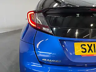 Used 2015 Honda Civic Sr Blue - Interior and Exterior details 11