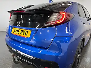 Used 2015 Honda Civic Sr Blue - Interior and Exterior details 12