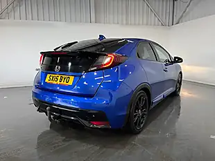 Used 2015 Honda Civic Sr Blue - Interior and Exterior details 13